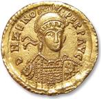 Romeinse Rijk. Zeno (474-491 n.Chr.). Solidus uncertain, Timbres & Monnaies, Monnaies | Europe | Monnaies non-euro