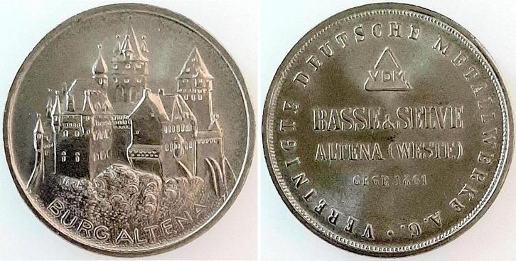 5 Mark 1968 Duitsland 5 Dm Vdm Automaten-probe mit Randin..., Postzegels en Munten, Munten | Europa | Niet-Euromunten, België