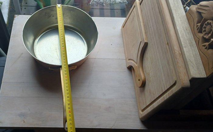 Braadpan - Koper, Antiek en Kunst, Antiek | Keukengerei