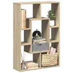 vidaXL Boekenkast 63x20x90 cm bewerkt hout sonoma, Verzenden, Nieuw