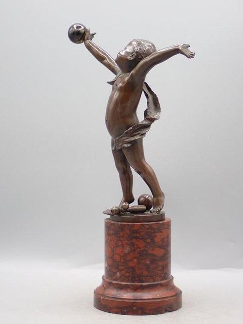 Julius Paul SCHMIDT-FELLING (1835-1920) - Sculpture, Boy, Antiek en Kunst, Antiek | Keramiek en Aardewerk