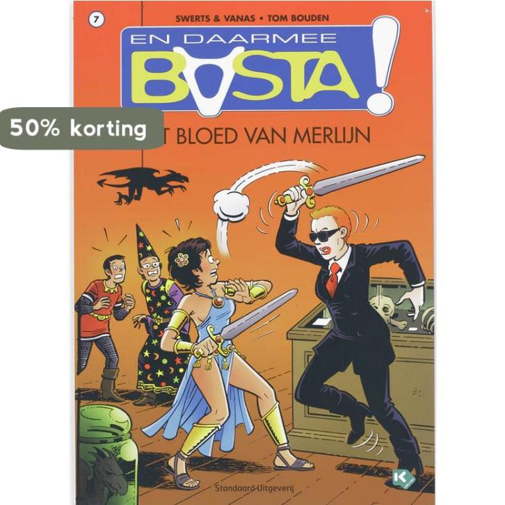 Basta! 07 het bloed van merlijn 9789002229046 Tom Bouden, Boeken, Stripverhalen, Gelezen, Verzenden