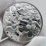 Samoa. 2 Tala 2025 – Mermaid & Pearl – 1 oz Silver Coin –