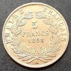 France. Napoléon III. 5 Francs 1858-A, Paris