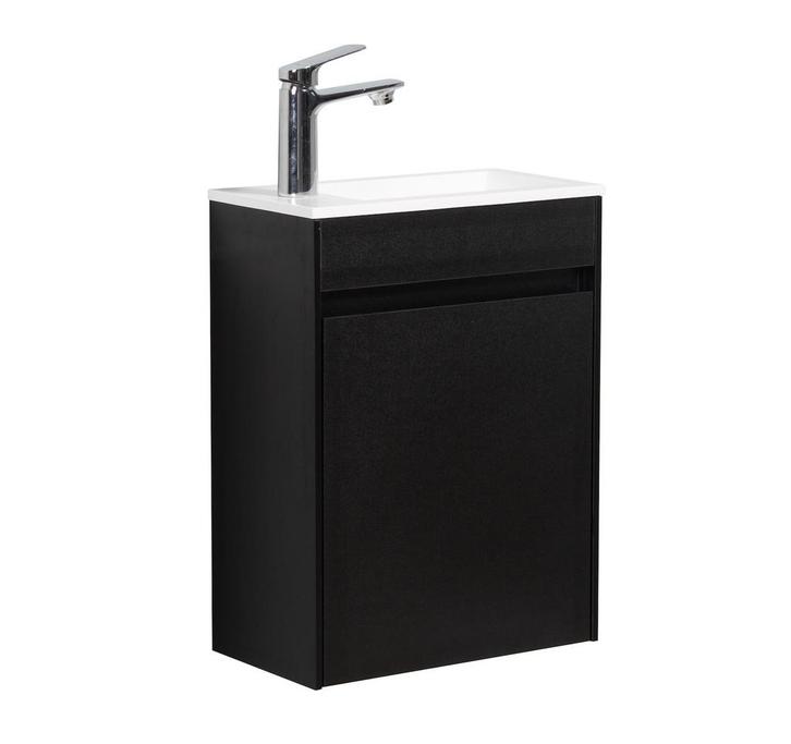 Toiletmeubel Sinta 40 x 22 cm Zwart Fonteinmeubel, Doe-het-zelf en Bouw, Sanitair, Nieuw, Verzenden