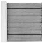 vidaXL Bootmat Gestreept Lichtgrijs met Zwart 240 x 90 x 0,5, Verzenden