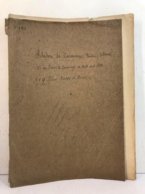 Polydore de Caravage / Egidius Sadeler - [Suite de 9, Antiek en Kunst, Antiek | Boeken en Manuscripten