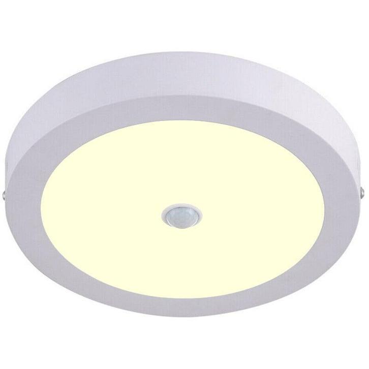 LED Downlight 22W Opbouw Met PIR Sensor - Warm Wit 2700K, OS, Huis en Inrichting, Lampen | Overige, Nieuw, Verzenden