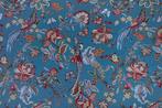 Tissu Gobelin 3,00m x 2,80m : Fleurs et perroquets - Coton -