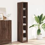 vidaXL Kledingkast 30x50x200 cm bewerkt hout bruin, Huis en Inrichting, Kasten | Kleerkasten, Verzenden, Nieuw