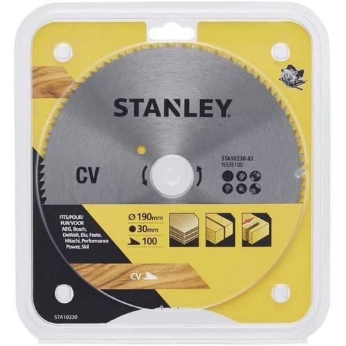 Stanley – Cirkelzaagblad – 190×30mm – (100) – STA10, Bricolage & Construction, Outillage | Scies mécaniques, Envoi