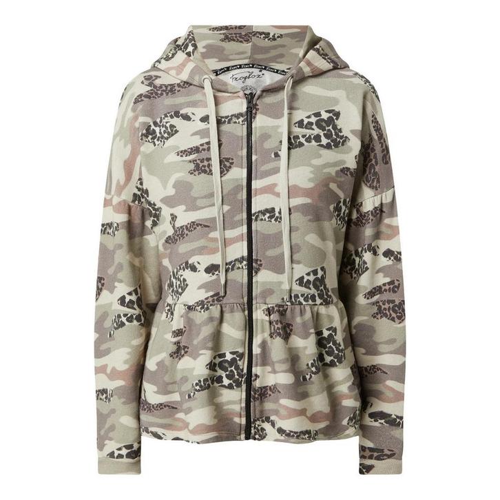 Frogbox • camouflage hoodie • S, Kleding | Dames, Truien en Vesten, Groen, Nieuw, Maat 36 (S), Verzenden