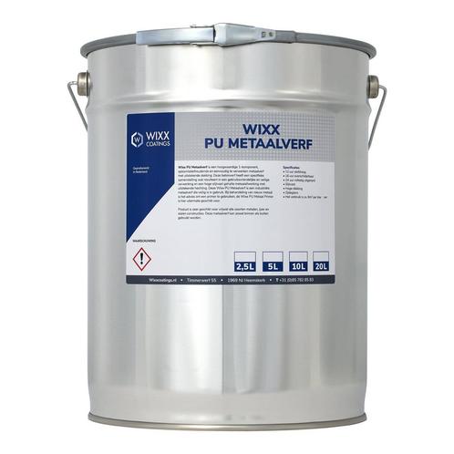 Wixx PU Metaalverf RAL 9001 | Crèmewit 10L, Doe-het-zelf en Bouw, Verf, Beits en Lak, Nieuw, Verzenden