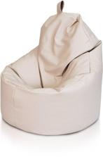 Zitzak fauteuil beige - zitkussen relaxkussen - gevuld -..., Huis en Inrichting, Ophalen of Verzenden, Nieuw