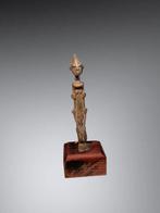 Petit Bronze Dogon - Man in zittende positie - Dogon - Mali, Antiek en Kunst