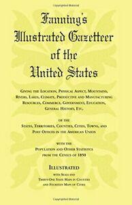 Fannings Illustrated Gazetteer of the United S. Books., Livres, Livres Autre, Envoi