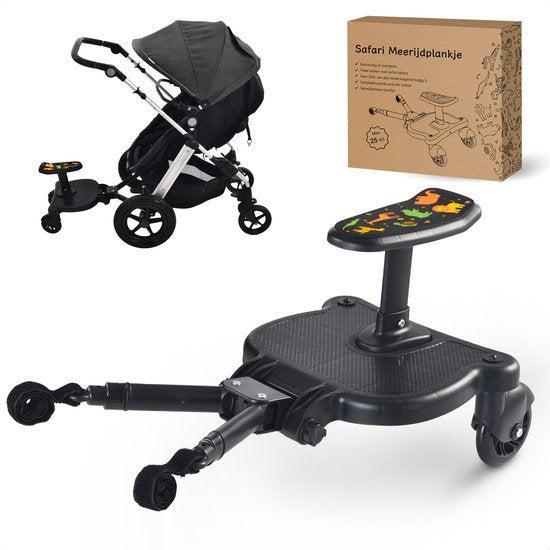 2dekans | Safari Meerijdplankje Universeel - Tweewieler -, Kinderen en Baby's, Kinderwagens en Combinaties, Ophalen of Verzenden