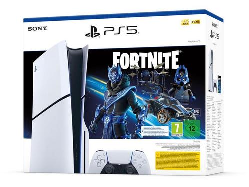 PlayStation 5 Disc Edition - Slim – Fortnite® Cobalt, Audio, Tv en Foto, Televisies, Zo goed als nieuw, Verzenden