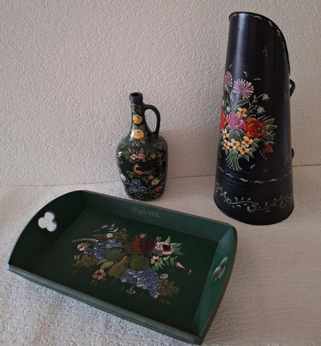 Emmer (3) - Staal, Aardewerk, Hout - Emmer, pot, schaal, Antiek en Kunst, Curiosa en Brocante