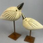 Ewa Budzowska - sculptuur, NO RESERVE- big BIRDS- decorated