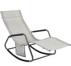 2eChoix | SoBuy Rocking Chair - avec Side Bag - max 120kg -, Ophalen of Verzenden, Nieuw