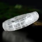 Natuurlijk bergkristal - Zeldzame armband - Breedte: 15 mm-