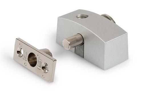 Oplegslot smal buitendraaiend SKG1 zilver, Doe-het-zelf en Bouw, Hang- en Sluitwerk, Klink of Kruk, Nieuw, Overige materialen