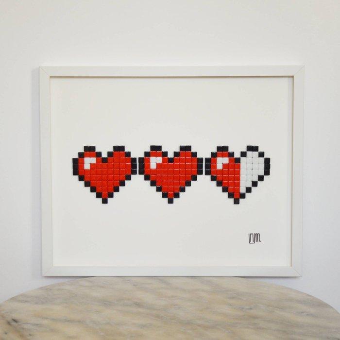 nLm - Zelda Hearts, Mosaic, Antiek en Kunst, Kunst | Designobjecten