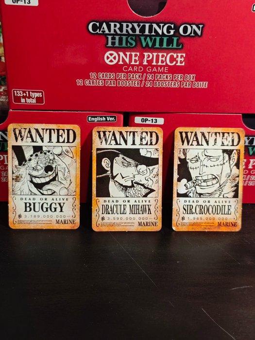 Bandai - 6 Card - One Piece - Imagine Wanted - Promo card,, Hobby & Loisirs créatifs, Jeux de cartes à collectionner | Autre