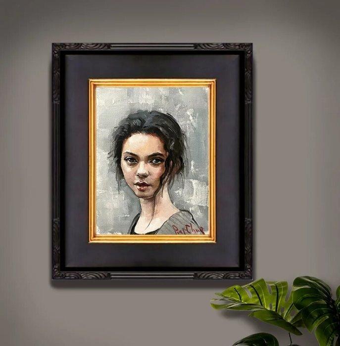 Paul Cheng - Young Women #13, Antiek en Kunst, Kunst | Schilderijen | Modern
