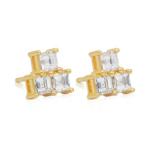 Oorbellen - 18 karaat Geel goud - 1.76ct. tw. Diamant, Handtassen en Accessoires, Oorbellen