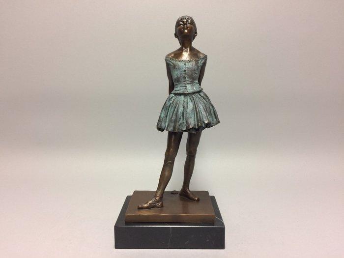 sculptuur, La petite danseuse naar Degas - 38 cm - Brons, Antiek en Kunst, Curiosa en Brocante