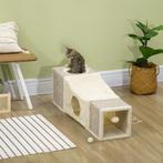 Kattentunnel - Speelse kattenhol - Sisal - Bruin/Beige, Dieren en Toebehoren, Ophalen of Verzenden, Nieuw