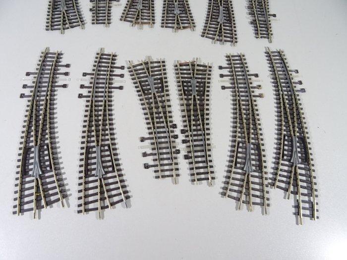 Pilz H0 - Treinset (12) - 12 wissels zonder aandrijving, Hobby en Vrije tijd, Modeltreinen | H0