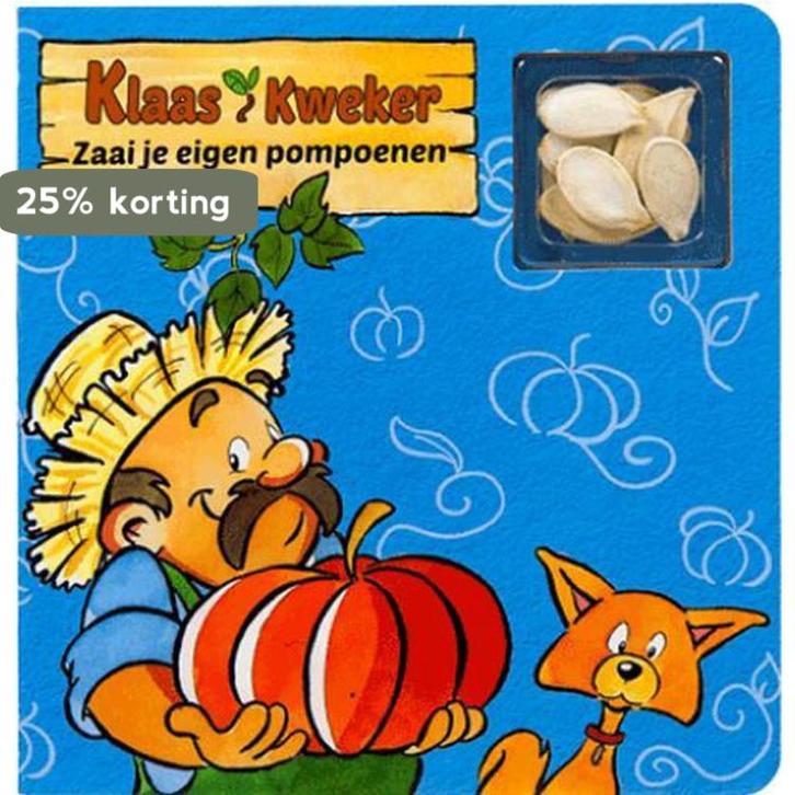 Klaas Kweker Pompoen+zaadjes 8711851243035, Boeken, Literatuur, Gelezen, Verzenden