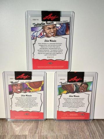 Leaf Anime Nation Lot Parallel - Magic Johnson & Zidane &