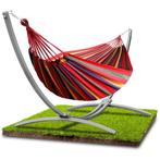 Comfortabele hangmat met standaard - stabiel en stevig fr..., Tuin en Terras, Ophalen of Verzenden, Nieuw