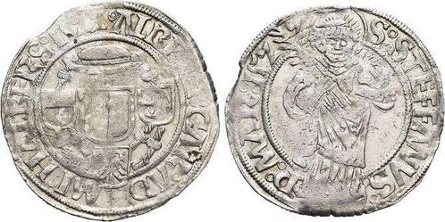 Breitgroschen 1522 Halberstadt-bistum Albrecht von Brande..., Timbres & Monnaies, Monnaies | Europe | Monnaies non-euro, Envoi