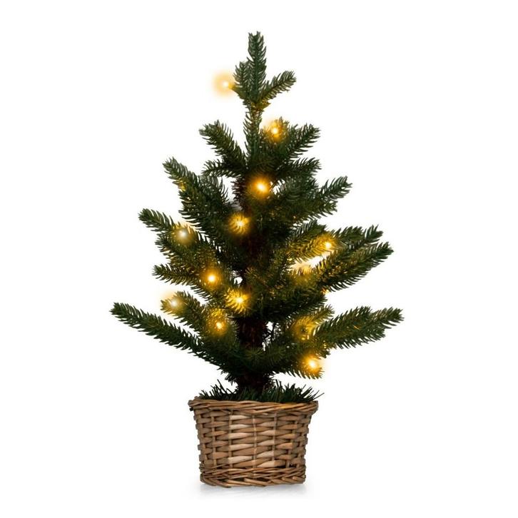 2dekans | Coast Verlichte Kunstmatige Minikerstboom in Pot –, Diversen, Kerst, Ophalen of Verzenden