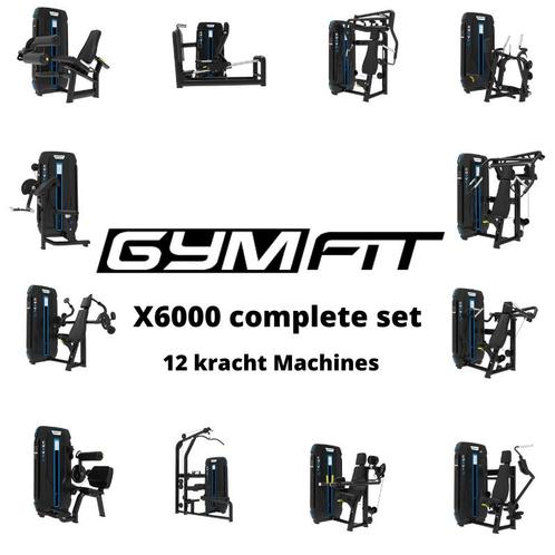 GymFit X6000 Complete set | 12 Kracht Machines | LEASE |, Sports & Fitness, Équipement de fitness, Envoi