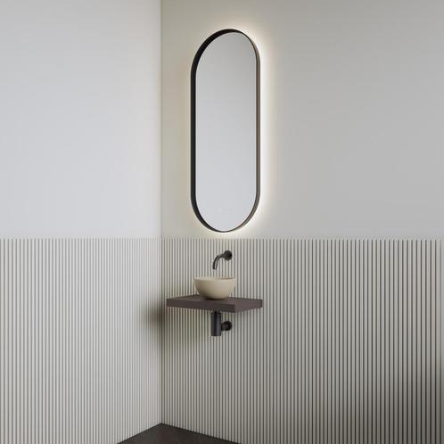 Fonteinset | BWS Leto | Planchet Mokka Bruin | Waskom, Doe-het-zelf en Bouw, Sanitair, Overige typen, Nieuw, Ophalen of Verzenden
