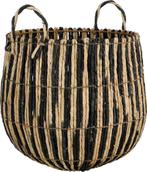 2dekans | Mica Decorations Ronda Mand Donkergroen - H40 x, Huis en Inrichting, Woonaccessoires | Schalen en Manden, Ophalen of Verzenden