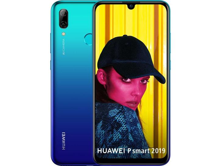 Huawei P Smart (2019) - Smartphone - Android 9 - 64GB -, Huis en Inrichting, Woonaccessoires | Overige, Nieuw, Verzenden