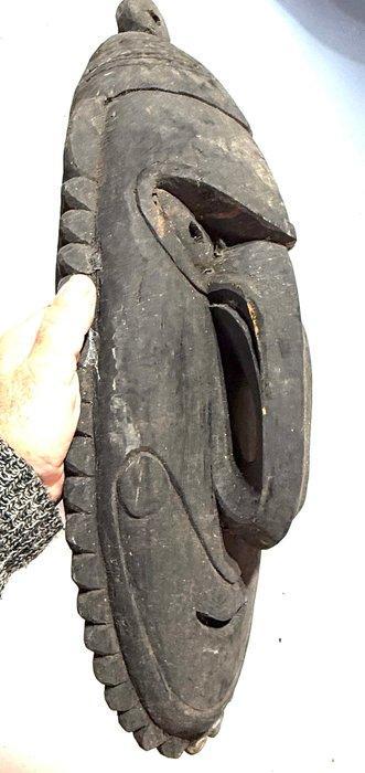 Fijn liwer Sepik vooroudermasker - Sepik River -, Antiek en Kunst, Kunst | Niet-Westerse kunst