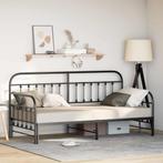 vidaXL Bedframe voor een daybed met hoofdeinde Zwart 90 x, Huis en Inrichting, Verzenden, Nieuw