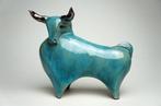 Urszula Despet - Sculpture, Large Blue Bull - 21 cm -