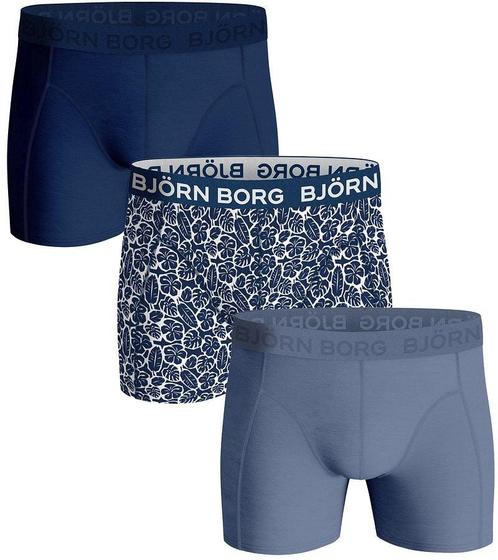 Bjorn Borg Boxers Cotton Stretch 3-Pack Blauw maat M Heren, Kleding | Heren, Ondergoed, Blauw, Boxer, Verzenden
