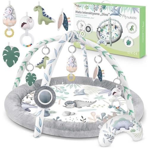 Dinosaurus babygym 7-in-1 - Speelmat met speeltjes, spieg..., Kinderen en Baby's, Speelgoed | Babyspeelgoed, Nieuw, Ophalen of Verzenden