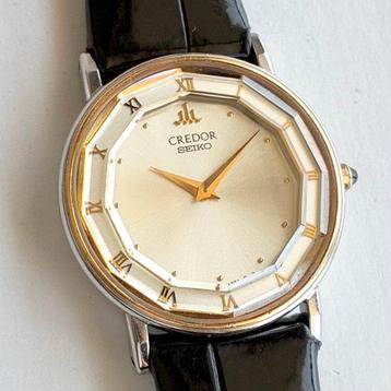 Seiko - CREDOR - 18K Gold Bezel - Sans Prix de Réserve -
