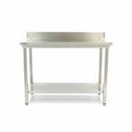 RVS Werktafel 200x70x85/90 met Bodemplaat  en Achteropstand, Zakelijke goederen, Horeca | Keukenapparatuur, Ophalen of Verzenden